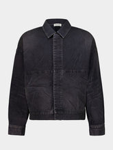 Fear Of God Washed Black Cotton Utility Jacket