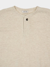 Fear Of God Heather Beige Fine Merino Knit Henley T-Shirt