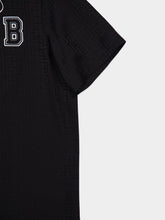 Balmain Black Varsity Jacquard Pyjama Shirt