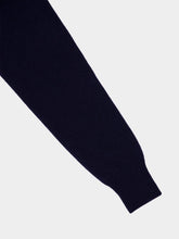 Balmain Navy Eco-Cashmere Knit Jumper