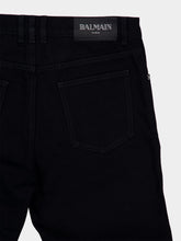 Balmain Black Regular-Fit Denim Jeans