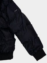 Balmain Black Monogram Padded Cropped Jacket