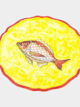 Les Ottomans Handpainted Fish Dessert Plate
