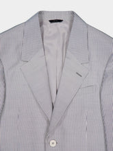 Fendi Grey Pinstripe Single-Breasted Blazer