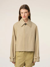 Ami Paris Beige Buttoned Cotton Double-Sided Jacket