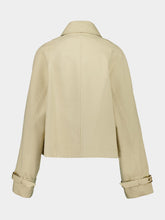 Ami Paris Beige Buttoned Cotton Double-Sided Jacket