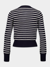 Ami Paris Navy Striped Sailor Cardigan