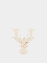 Jean Roger Glossy White Flambeaux Small Candle Holder