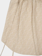 Fendi Beige FF Chambray Shirt Dress