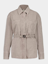 Fendi Beige Cotton Denim Go-To Jacket
