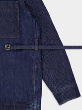 Fendi Dark Blue Denim Belted Jacket