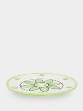 Floral-Print Ceramic Dinner Plate