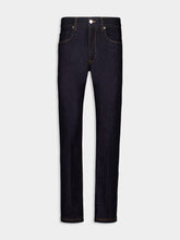 Fendi Dark Blue Selleria Straight-Leg Jeans