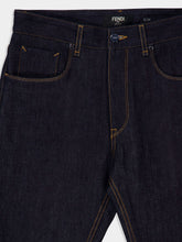 Fendi Dark Blue Selleria Straight-Leg Jeans