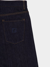 Fendi Dark Blue Selleria Straight-Leg Jeans