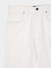 Fendi White Selleria Straight-Leg Jeans