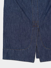 Fendi Blue Denim Zip-Front Midi Skirt