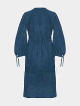 Paula Fluorita Suede Midi Dress