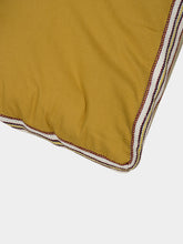Madam Stoltz Mustard and Sand Cotton Velvet Mattress