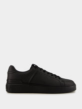Balmain Black B-Court Calfskin Trainers