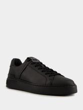 Balmain Black B-Court Calfskin Trainers