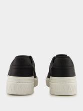 Balmain Black and White B-Court Calfskin Trainers