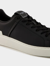 Balmain Black and White B-Court Calfskin Trainers