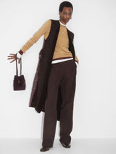 Fendi Dark Purple Sheepskin Gilet