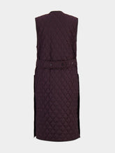 Fendi Dark Purple Sheepskin Gilet