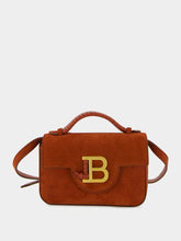 Balmain Red Suede B-Buzz 17 Mini Bag