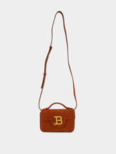 Balmain Red Suede B-Buzz 17 Mini Bag