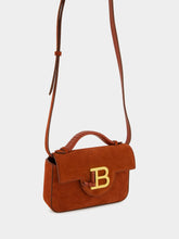 Balmain Red Suede B-Buzz 17 Mini Bag