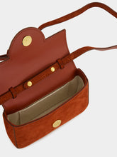 Balmain Red Suede B-Buzz 17 Mini Bag