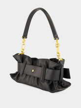 Balmain Black Mini Anthem Bag in Calfskin Leather