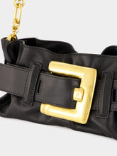 Balmain Black Mini Anthem Bag in Calfskin Leather