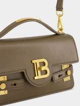 Balmain Khaki B-Buzz 24 Leather Bag