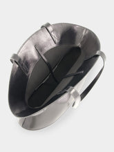 Balmain Black Shuffle Medium Leather Bag