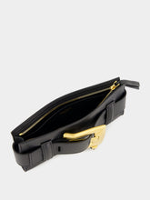 Balmain Black Anthem Calfskin Clutch Bag