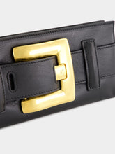 Balmain Black Anthem Calfskin Clutch Bag