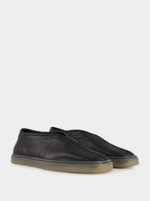Lemaire Black Low-Top Linoleum Piped Leather Sneakers
