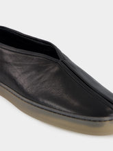 Lemaire Black Low-Top Linoleum Piped Leather Sneakers