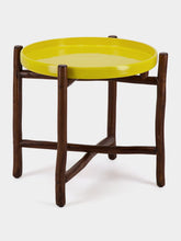 Brown Wood Side Table