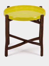 Brown Wood Side Table