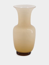 Venini Beige Opalino 22 Glass Vase