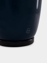 Venini Blue Opalino 36 Glass Vase