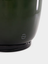 Venini Green Opalino 42 Glass Vase