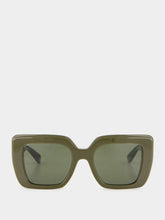 Emmanuelle Khanh Olive Green Foxy Sunglasses