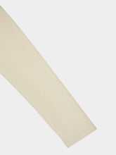 Ami Paris Sand Ami Cropped Wool-Viscose Polo