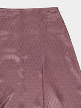 Fendi Mauve Pink FF Silk Skirt
