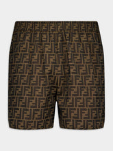 Fendi FF canvas casual shorts